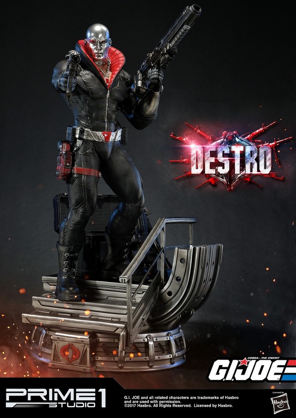Destro, G.I. Joe, Prime 1 Studio, Pre-Painted, 1/4